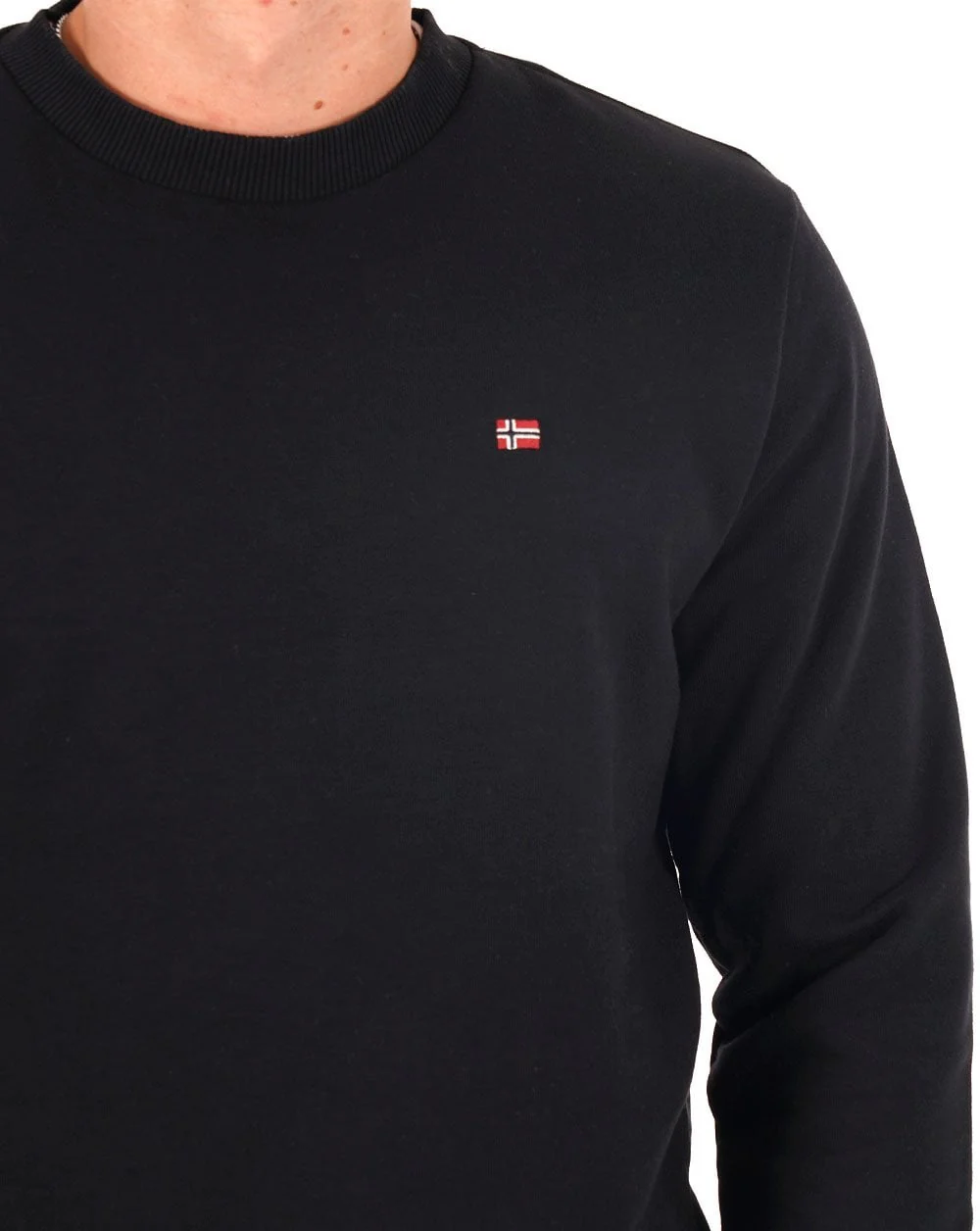 Napapijri Balis Crew Neck Sweatshirt Black - Image 2