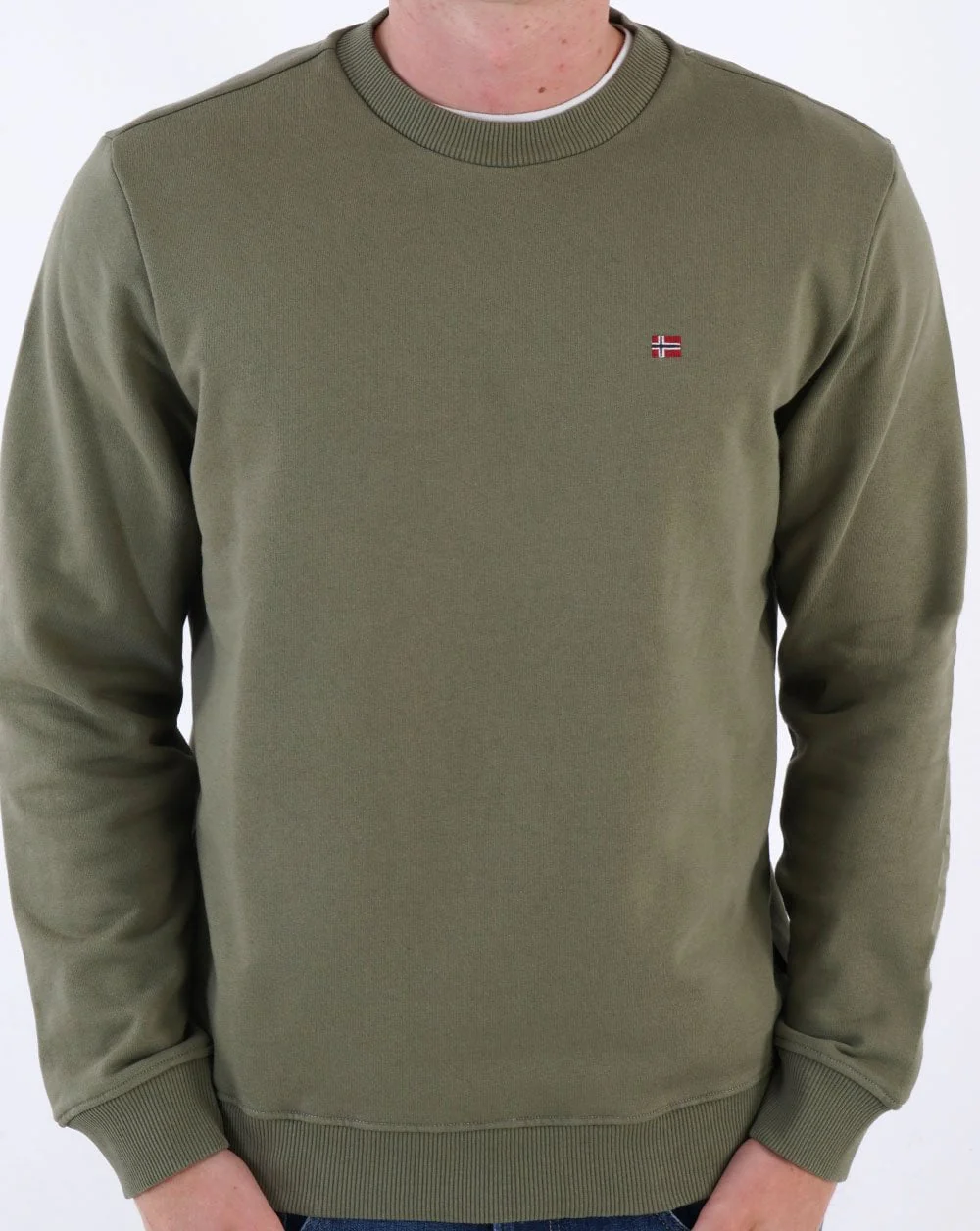 Napapijri Balis Crew Neck Sweatshirt Green