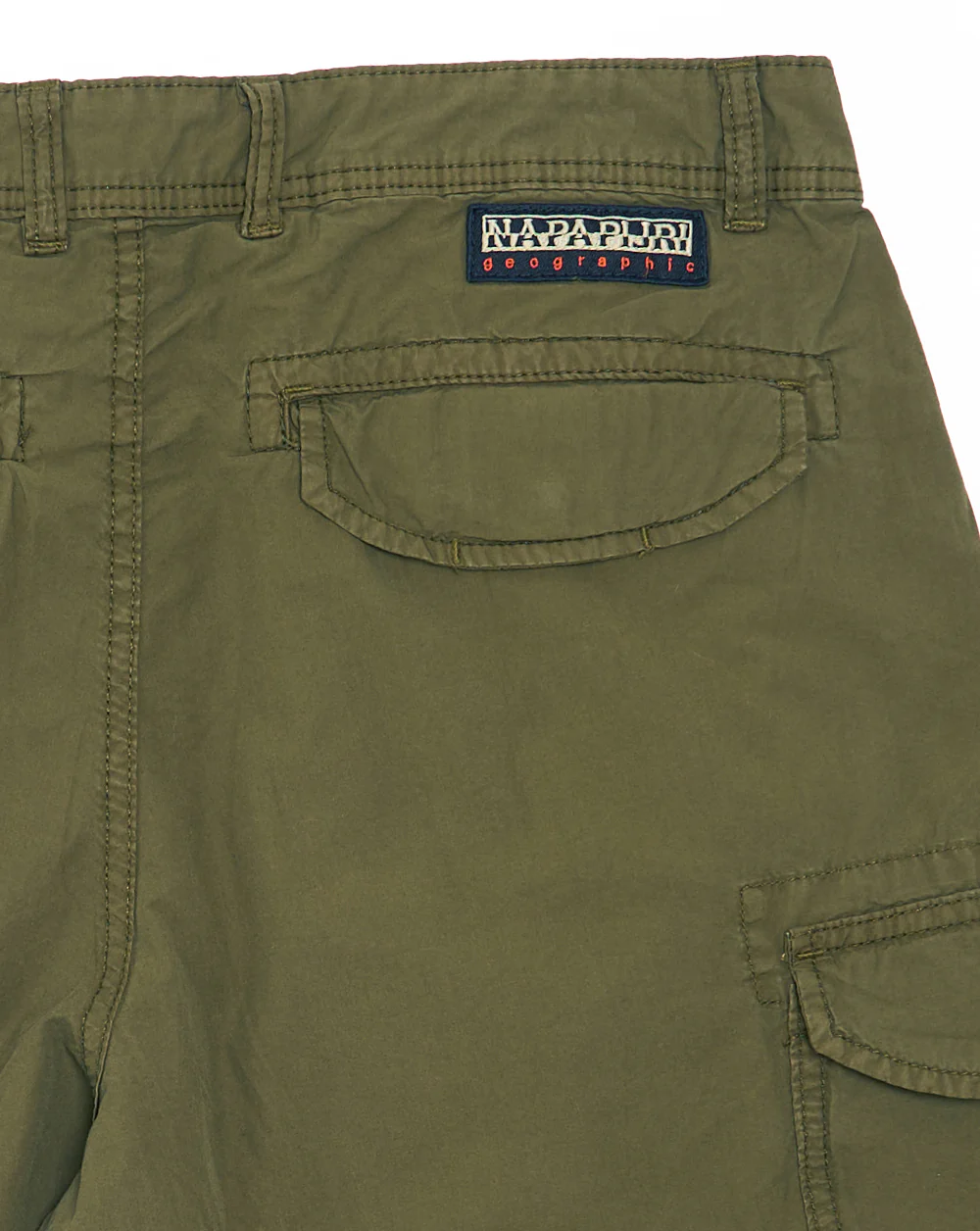 Napapijri Noto Bermuda 2.0 Shorts Dark Olive - Image 2