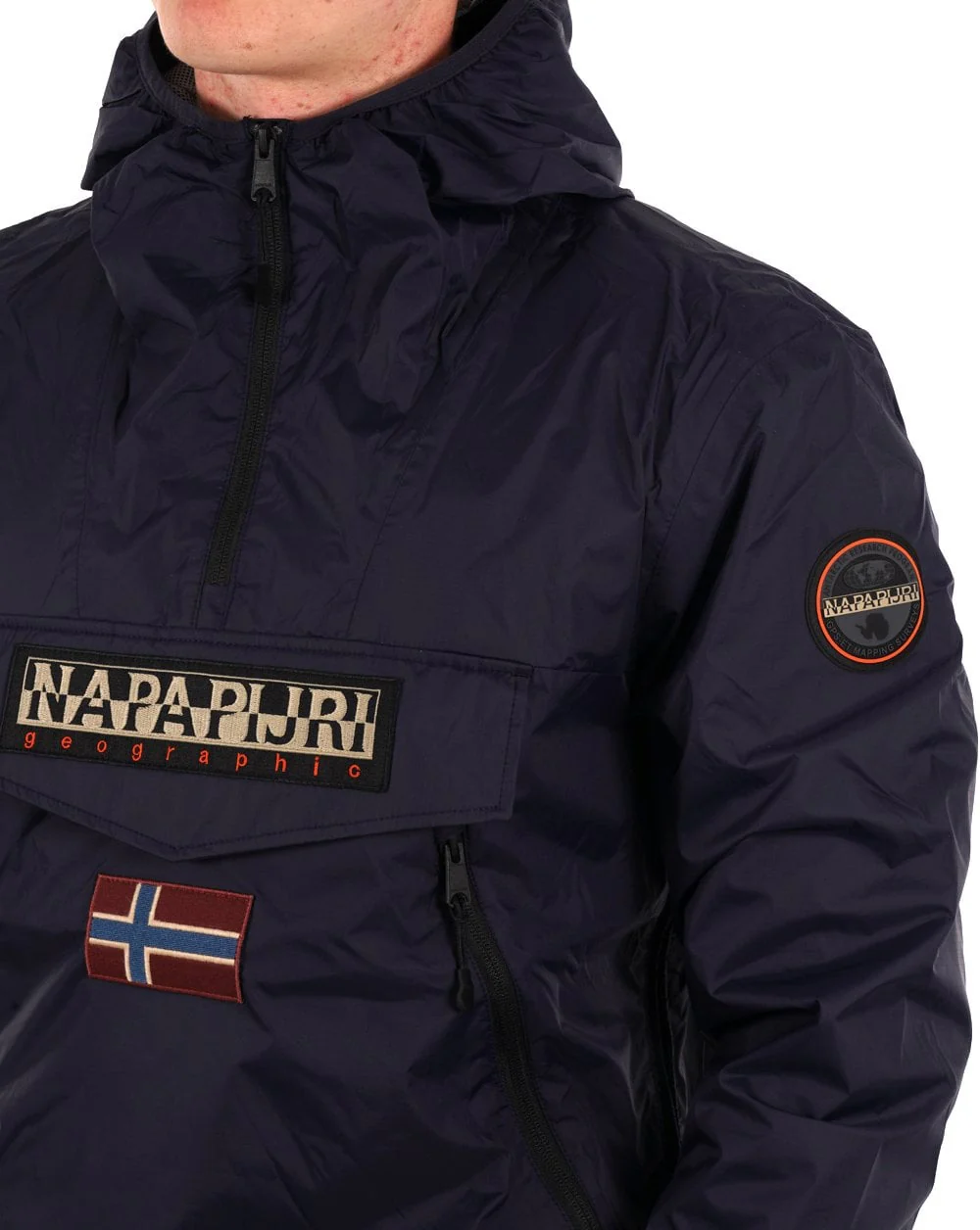 Napapijri Rainforest V2 Jacket Navy Blue - Image 2
