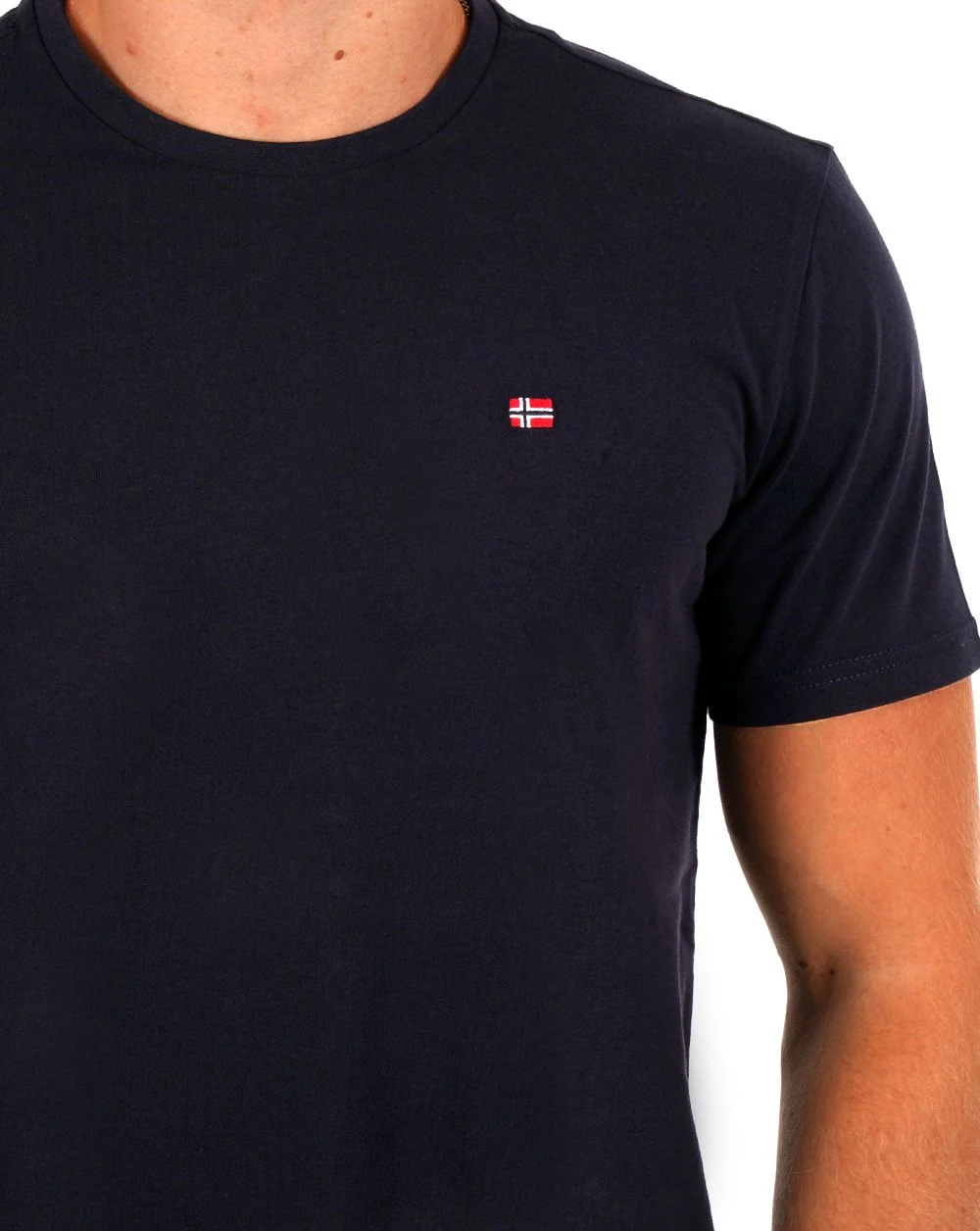 Napapijri Salis T Shirt Navy Blue - Image 2