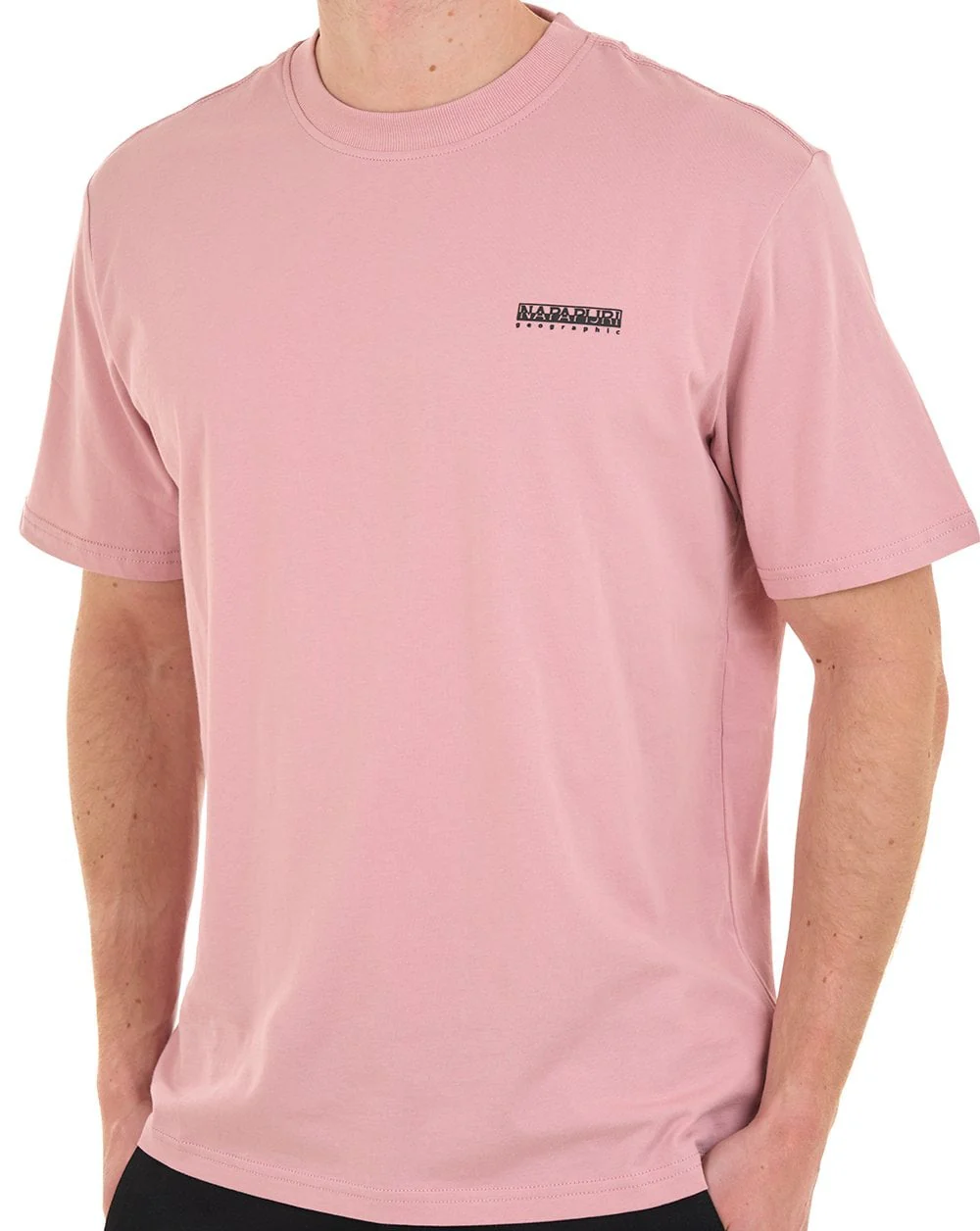 Napapijri Small Box T Shirt Dusky Pink - Image 2