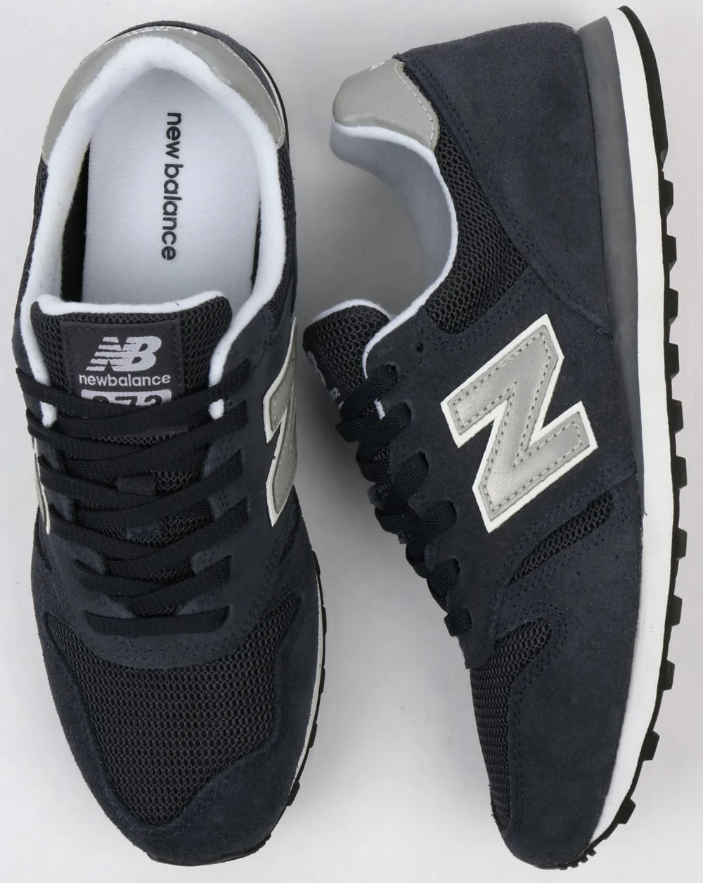 New Balance 373 Modern Classics Trainers Navy/Silver - Image 2