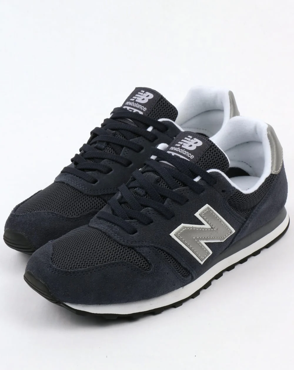 New Balance 373 Modern Classics Trainers Navy/Silver - Image 4