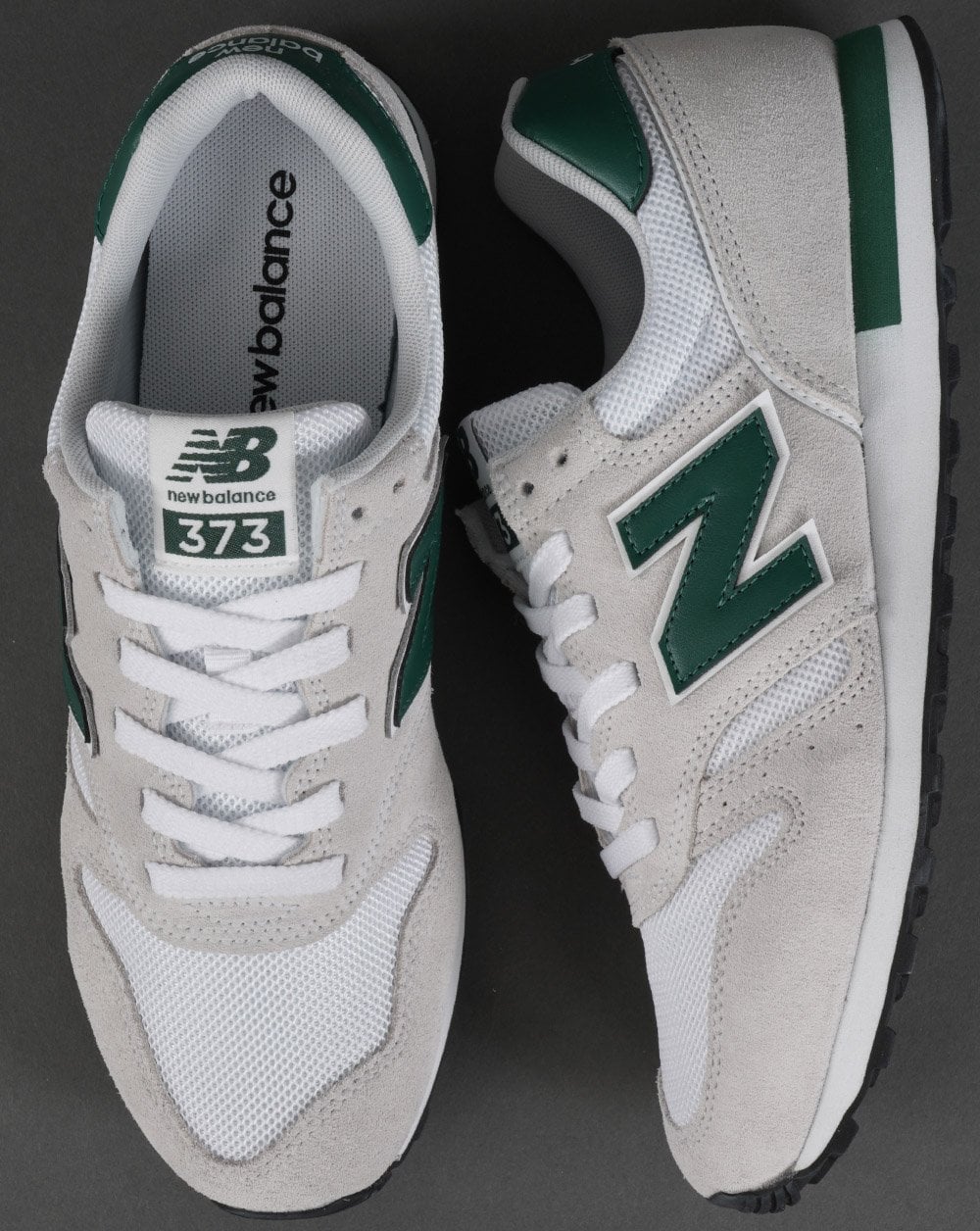 New Balance 373 Trainer White/Green - Image 2