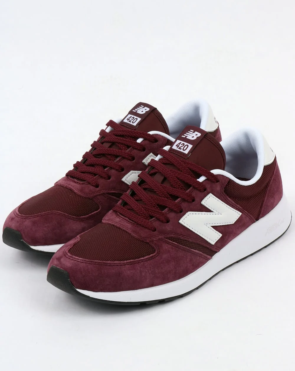 New Balance 420 Re-engineered Trainers Burgundy - Image 3