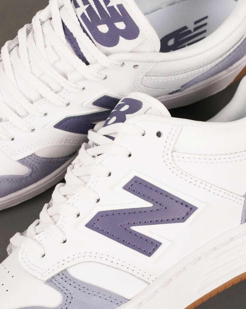 New Balance 480 Trainer White/Blue - Image 3