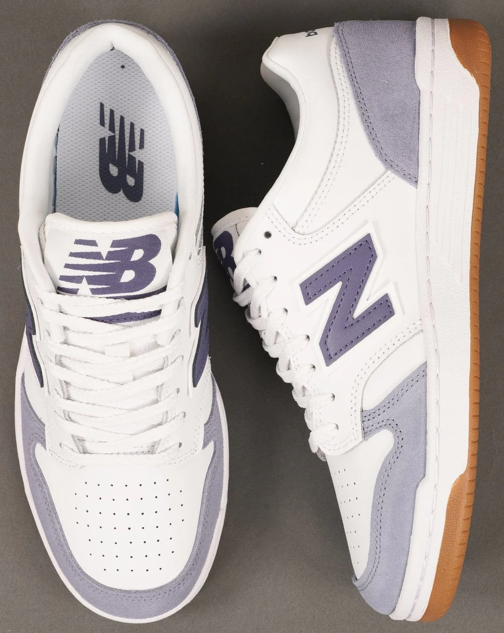 New Balance 480 Trainer White/Blue - Image 4