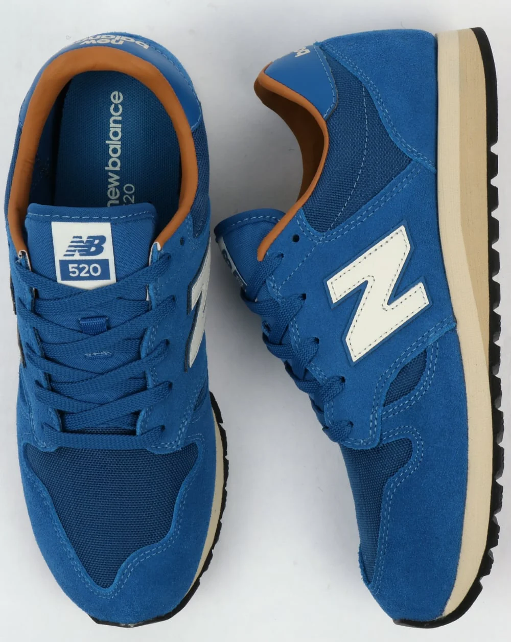 New Balance 520 Trainers Classic Blue/Brown Sugar - Image 2