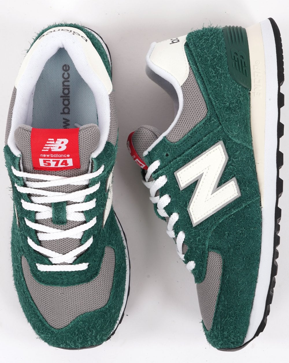 New Balance 574 Trainer Green/Grey - Image 4