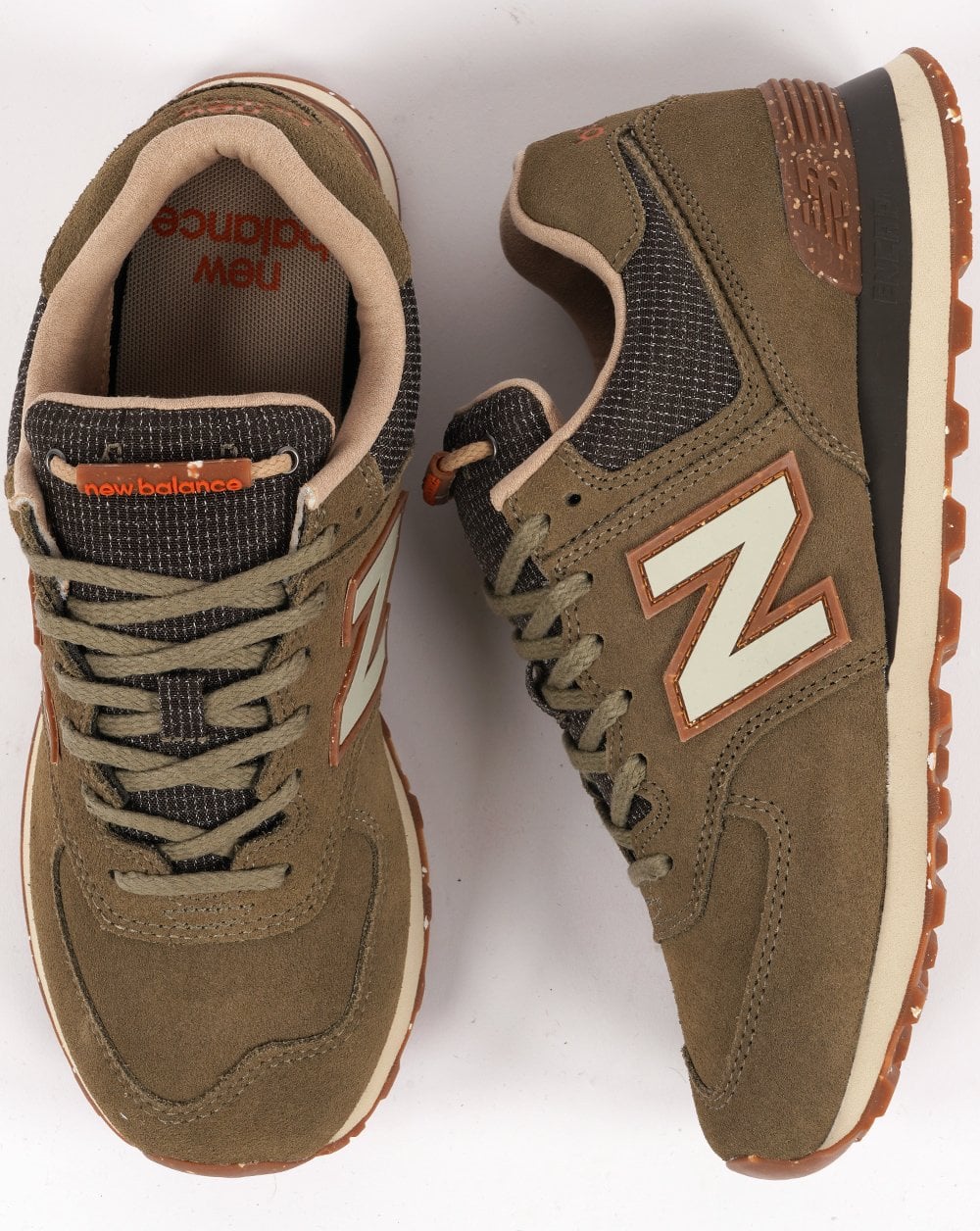New Balance 574 Wabi Sabi Trainer Olive - Image 4