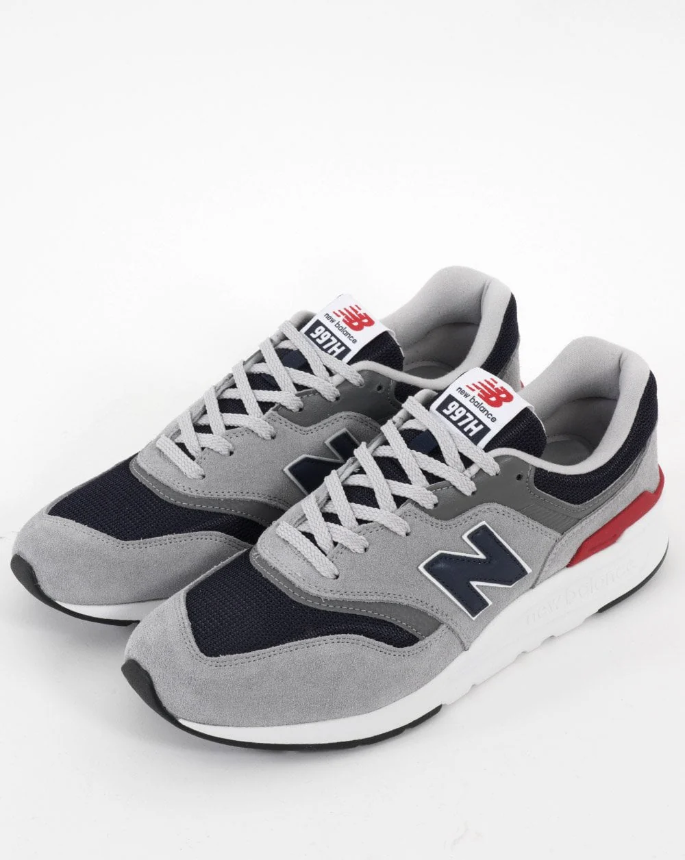 New Balance 997 Trainer Grey/Black/Red - Image 2