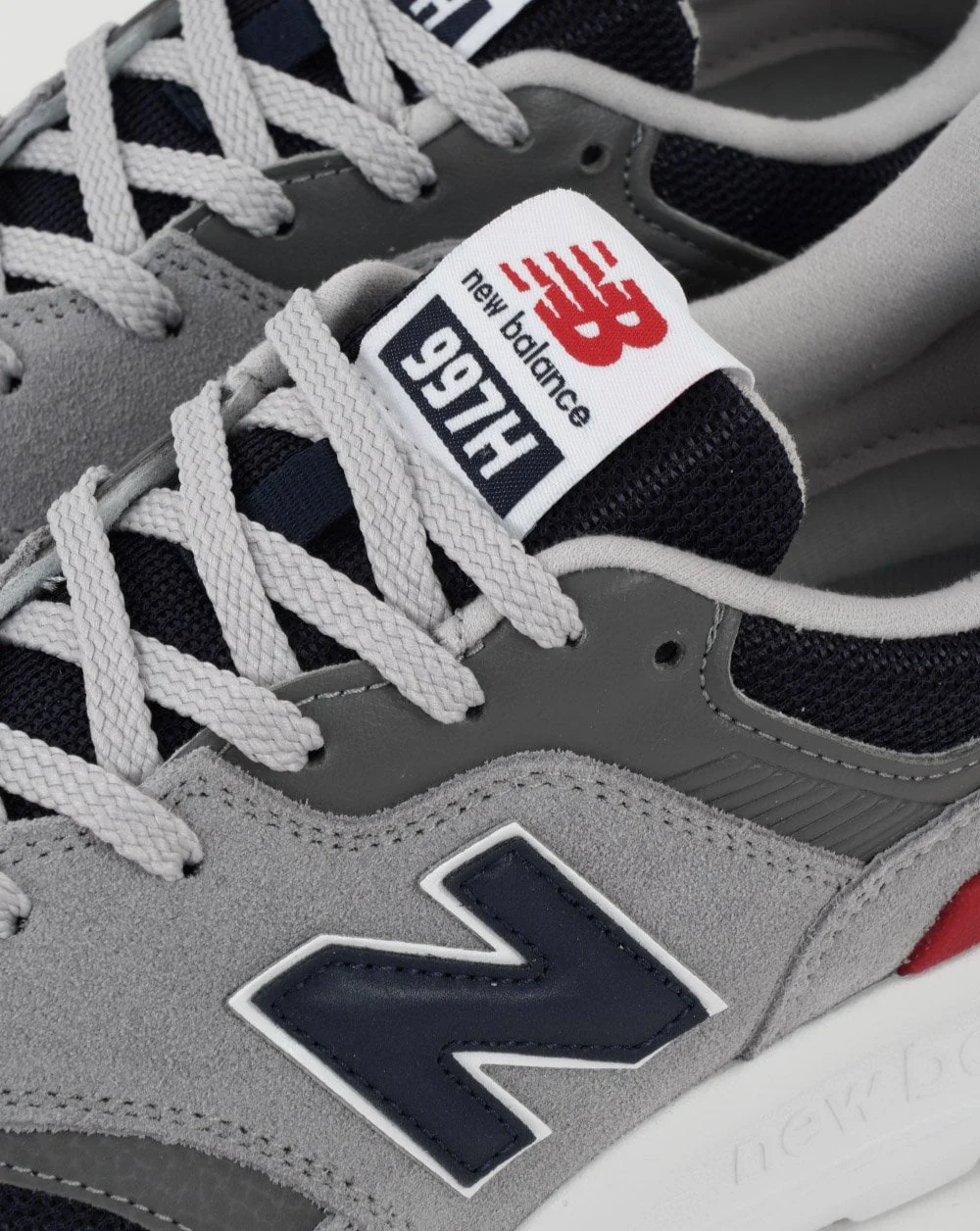 New Balance 997 Trainer Grey/Black/Red - Image 3