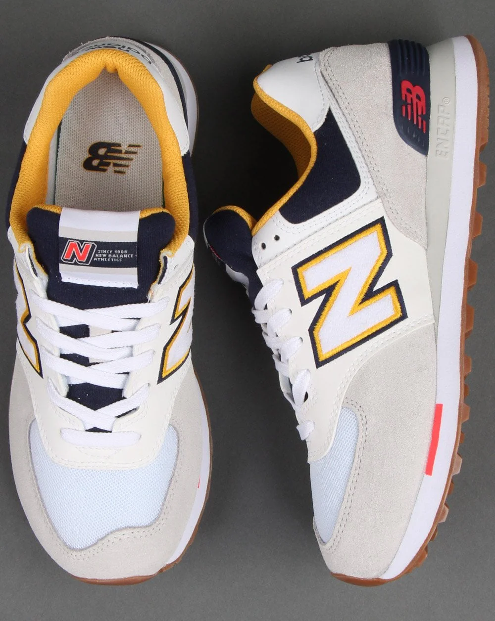 New Balance Ml574 Trainers White - Image 2