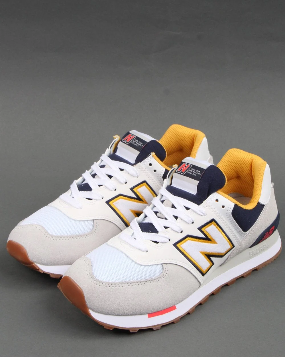 New Balance Ml574 Trainers White - Image 3