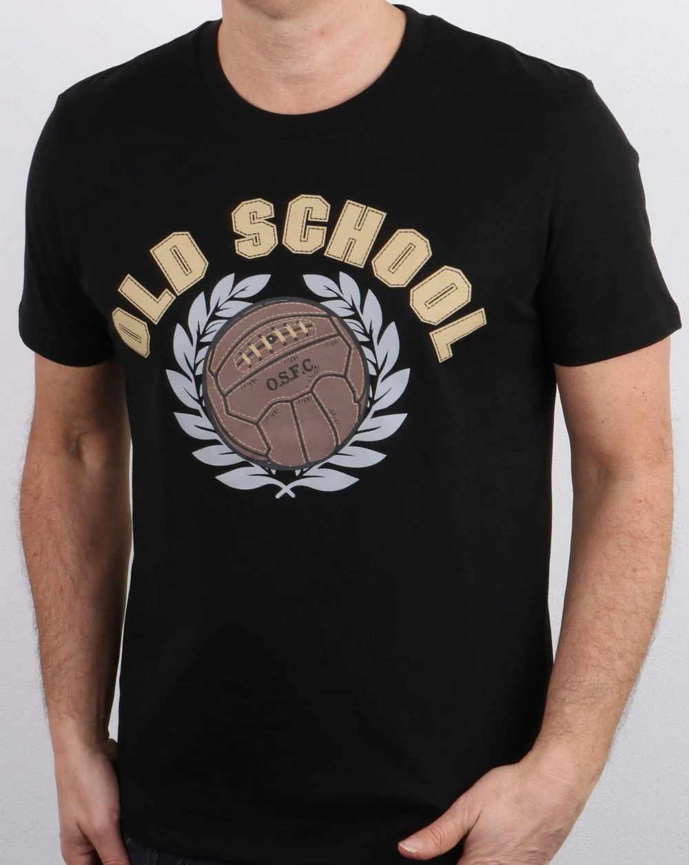 Old School Fc T-shirt Black - Image 3