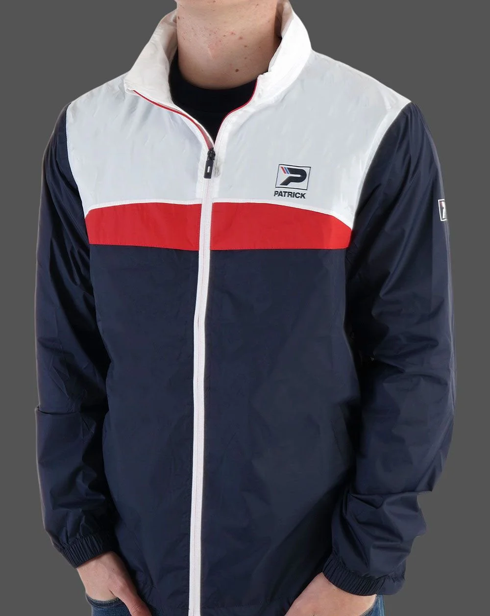 Patrick Cagoule Navy white red - Image 3