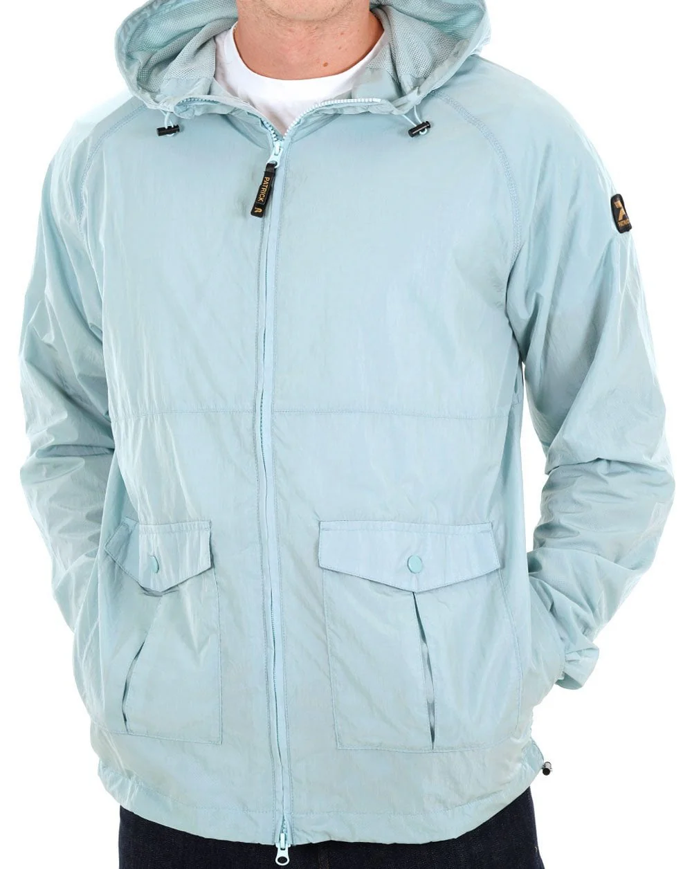 Patrick Chapman Shell Jacket Light Blue