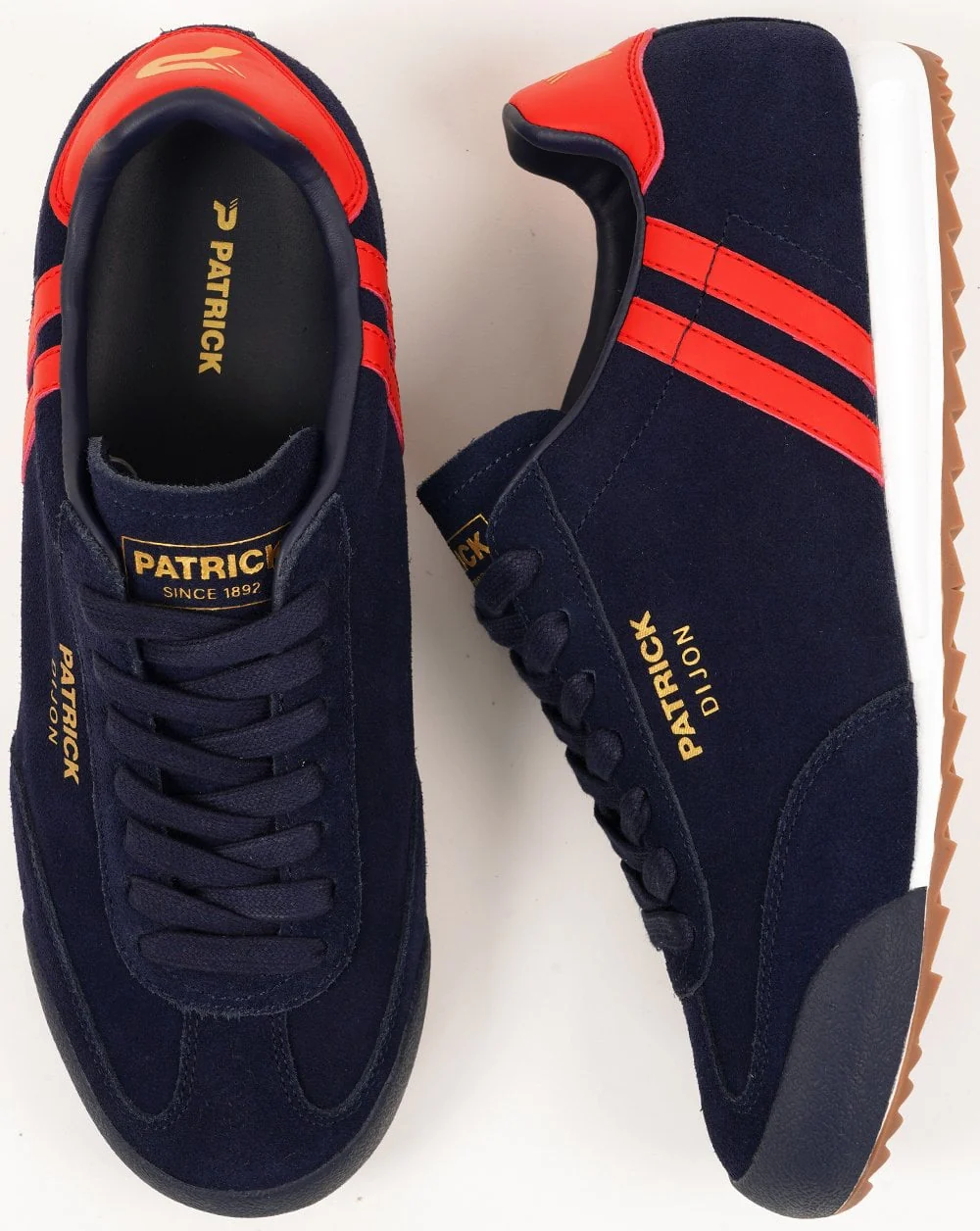 Patrick Dijon Trainers Navy / Red - Image 4