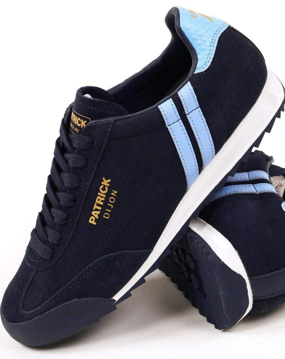 Patrick Dijon Trainers Navy/Sky/White