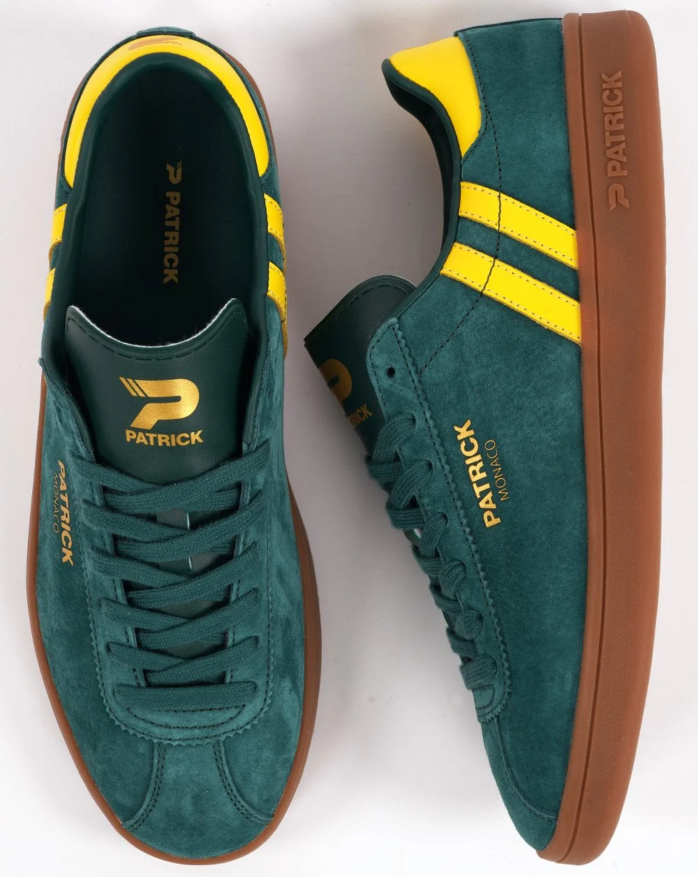 Patrick Monaco Trainers Green Yellow - Image 5