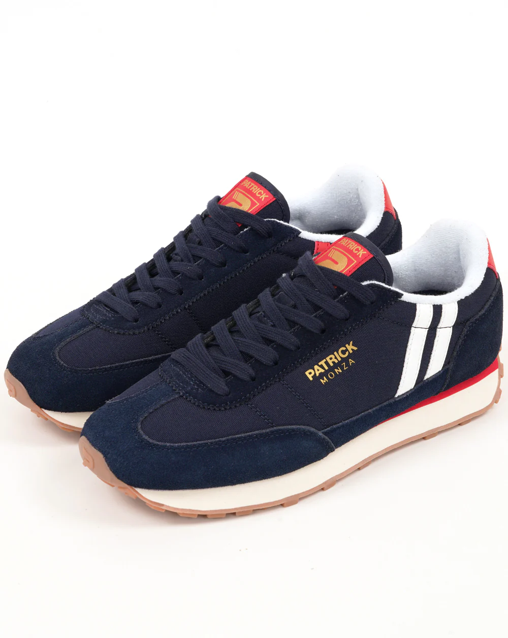 Patrick Monza Trainers Navy/White/Red - Image 3