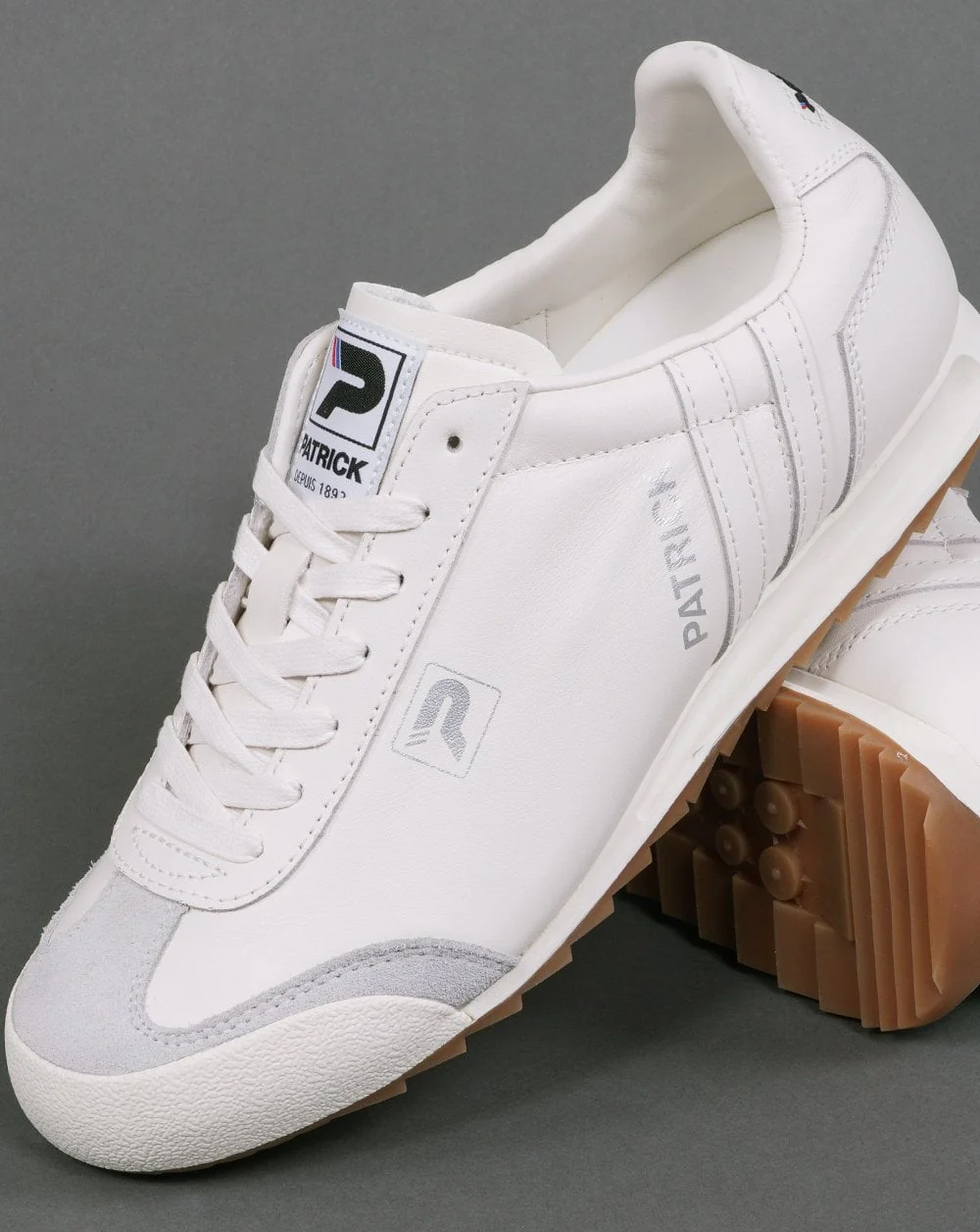 Patrick Original Trainers Leather Triple White