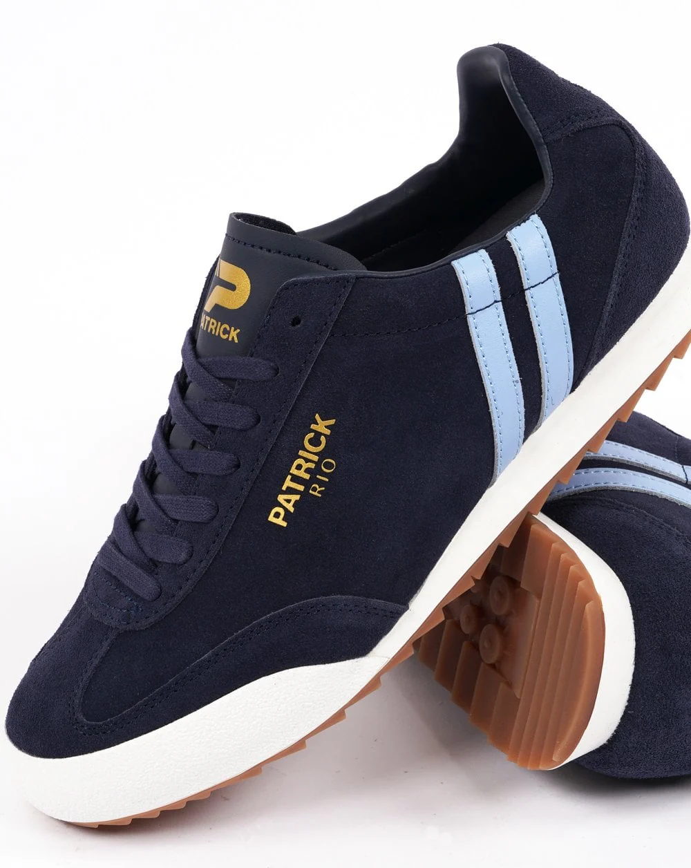 Patrick Rio Trainers Navy/Sky Blue