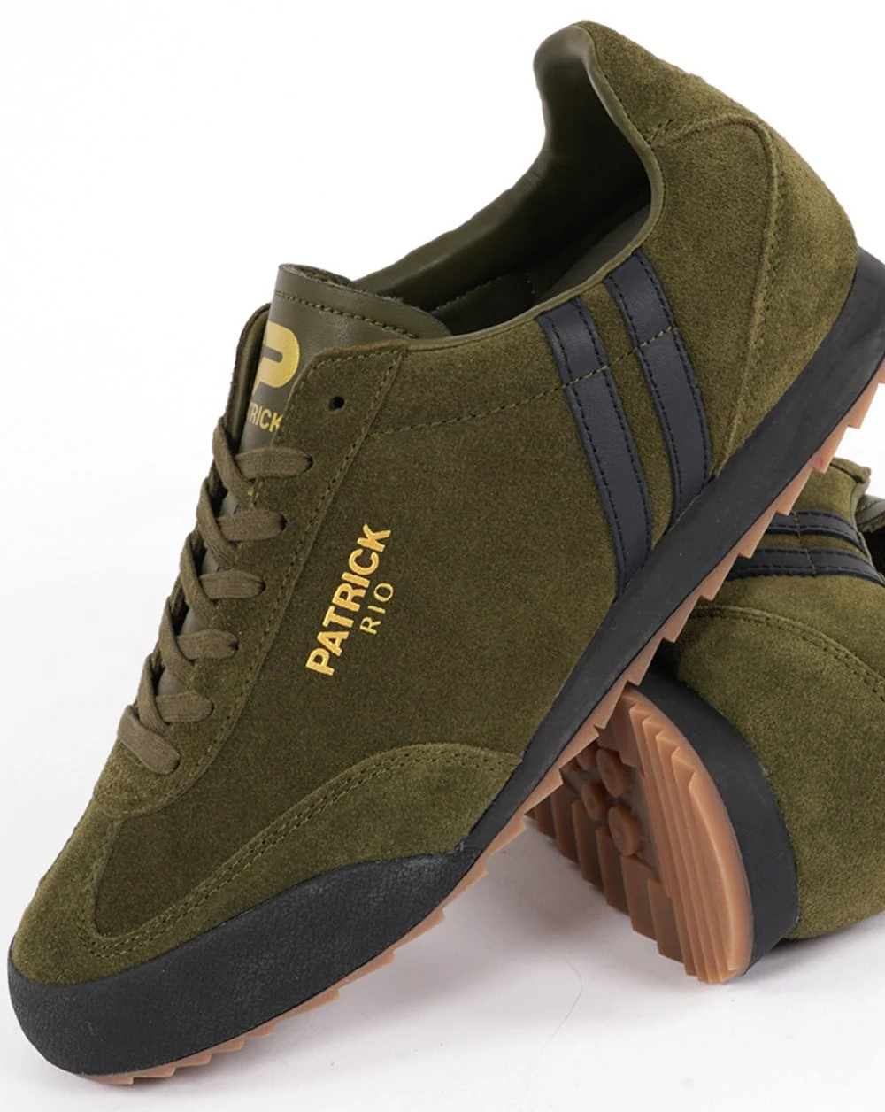 Patrick Rio Trainers Olive / Black - Image 4
