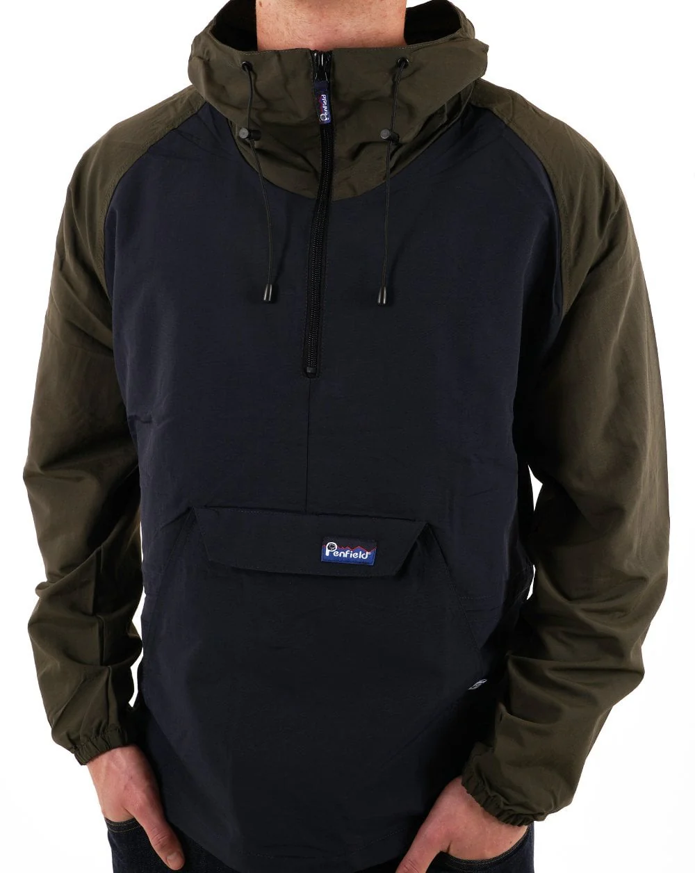 Penfield 50th Anniversary Pac Anorak Navy/Khaki - Image 4