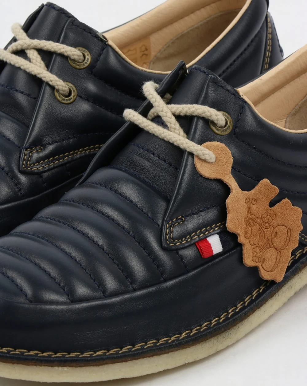 Pod Jagger Quilted Shoes Navy - Image 4
