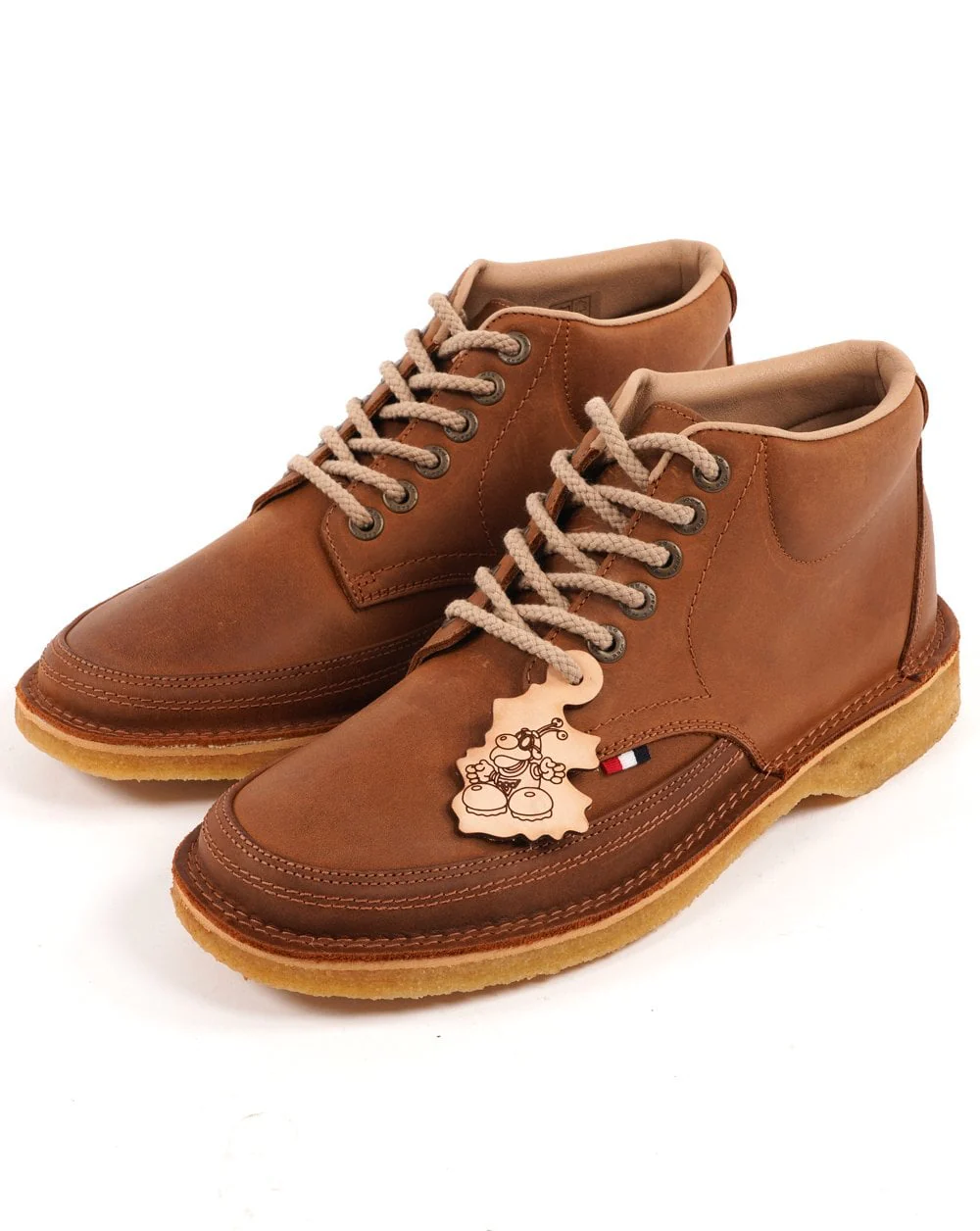 Pod Marvin Oil Leather Boot Chestnut