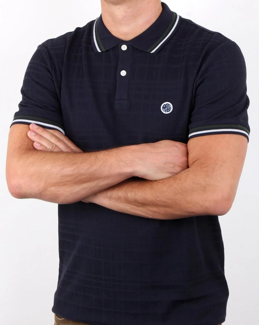 Pretty Green Arlow Polo Dark Navy - Image 3