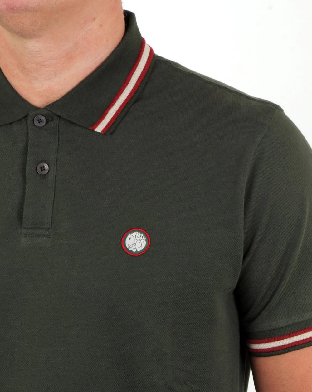 Pretty Green Bennett Polo Green - Image 2