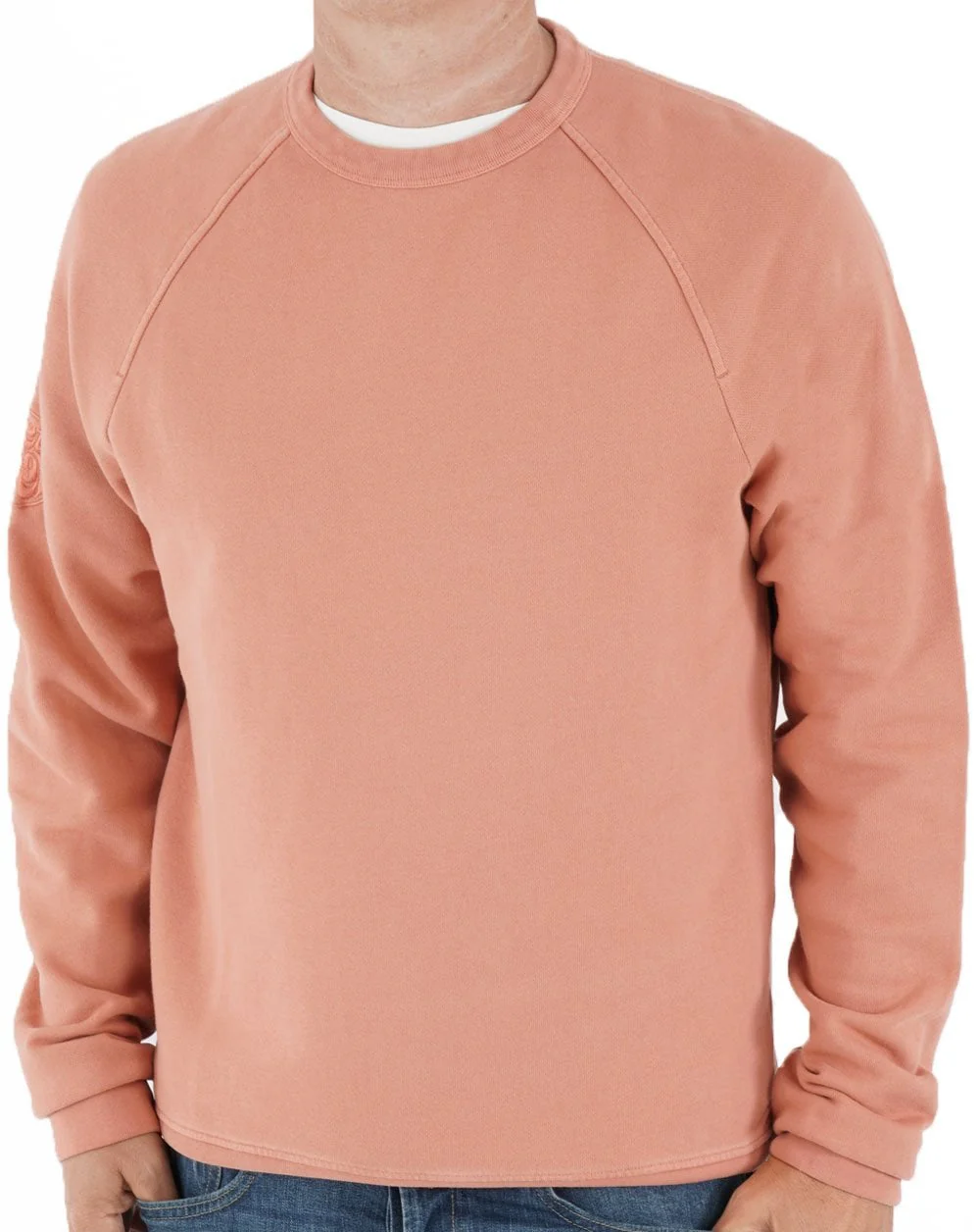Pretty Green Cascade Crew Sweatshirt Pink - Image 2