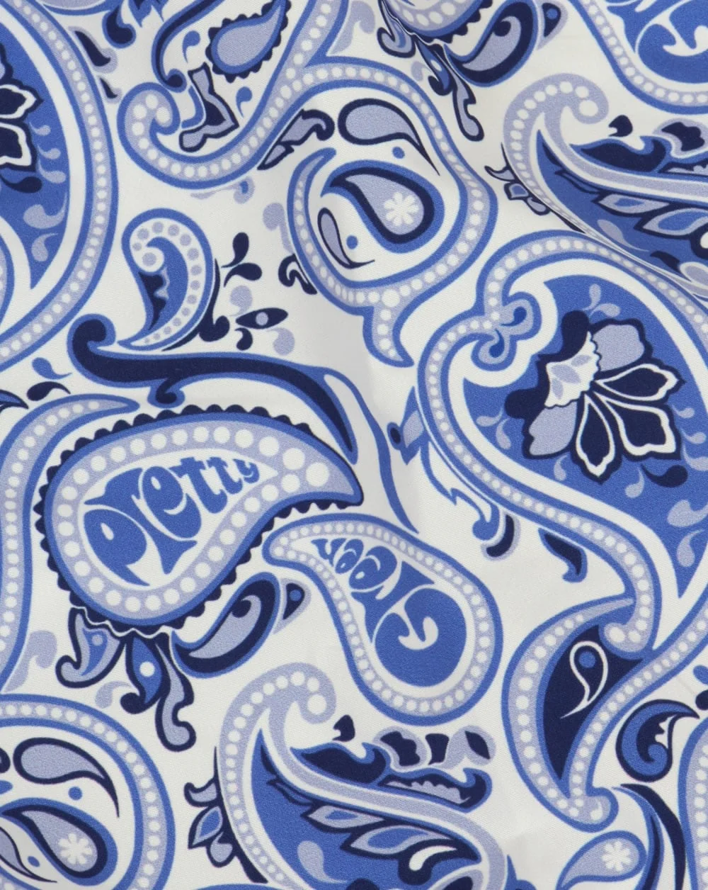 Pretty Green Caversham Paisley Shorts Blue - Image 3