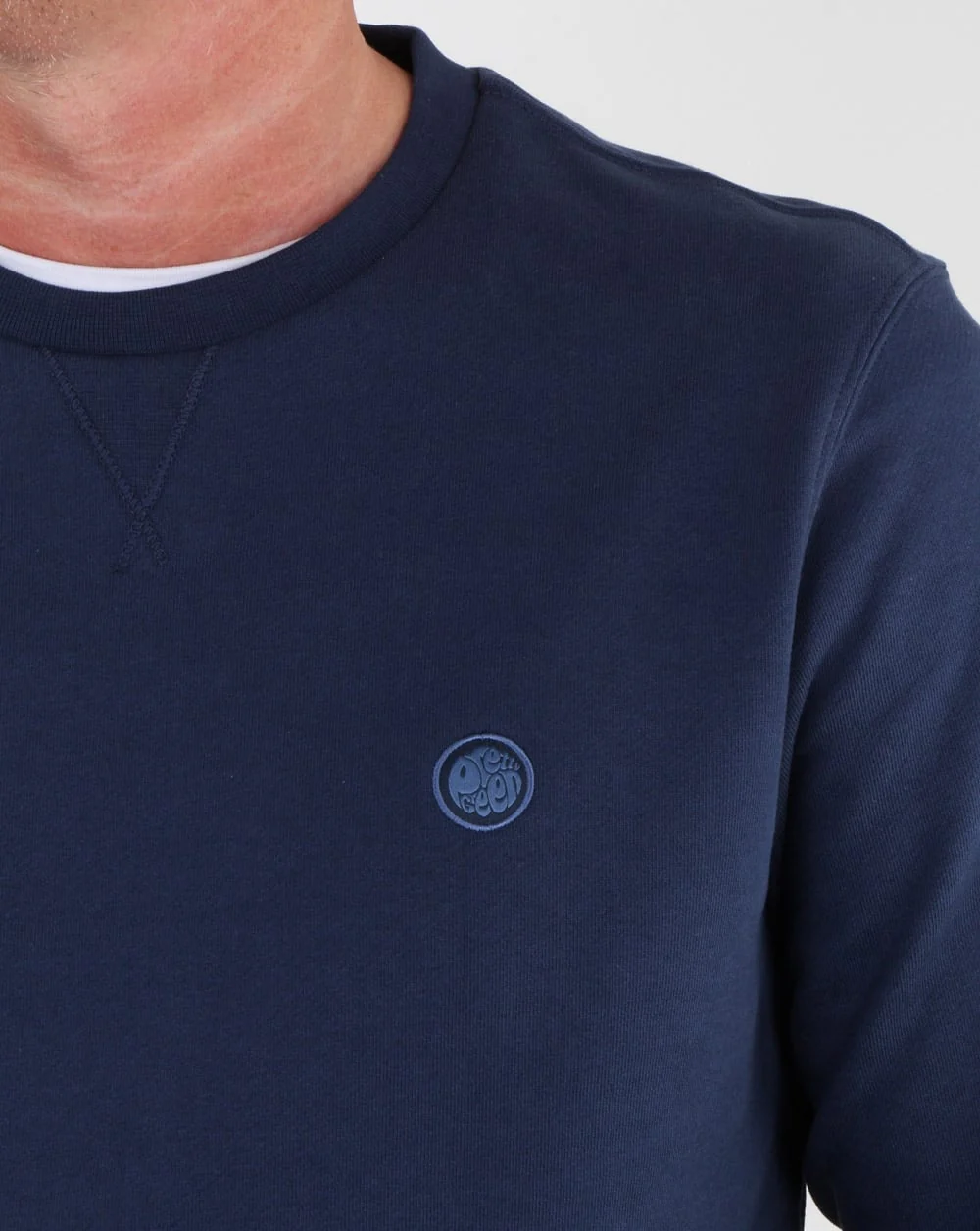 Pretty Green Clements Crew Sweat Navy - Image 2