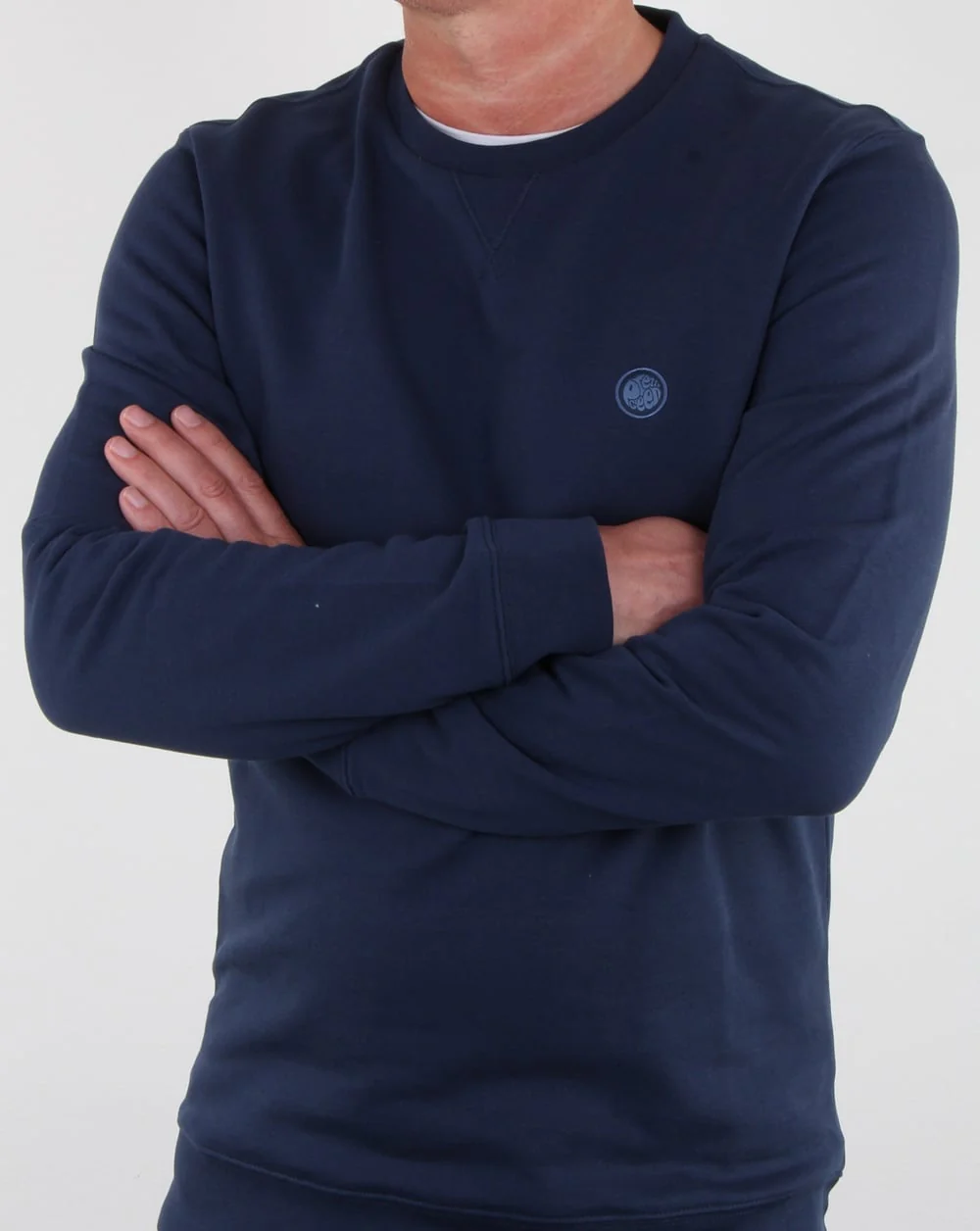 Pretty Green Clements Crew Sweat Navy - Image 3