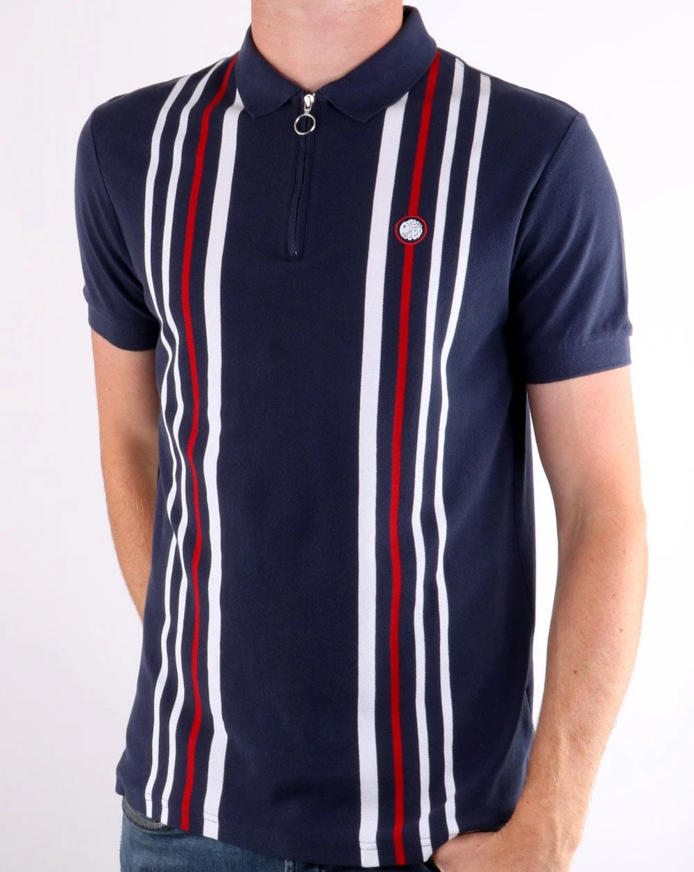 Pretty Green Colgate Polo Shirt Navy - Image 2