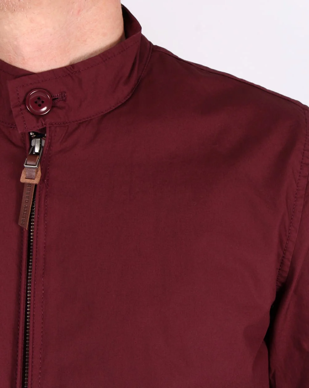 Pretty Green Dalton Harrington Burgundy - Image 4