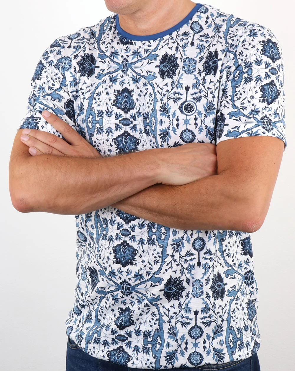 Pretty Green Ebury T Shirt White - Image 3