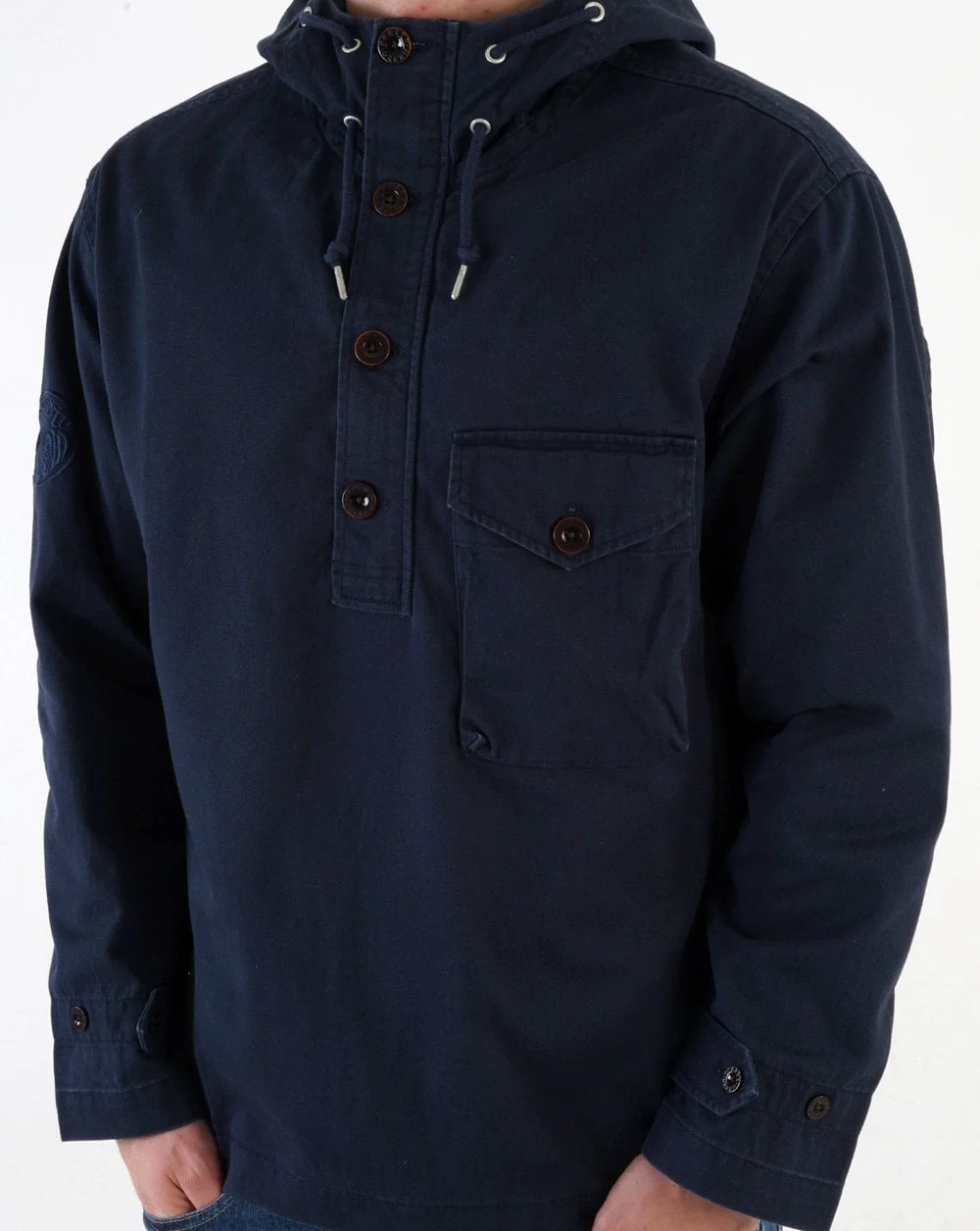 Pretty Green Forrest Smock Navy - Image 4