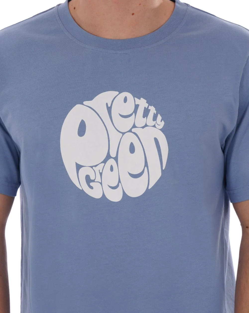 Pretty Green Gillespie Logo T-shirt Blue