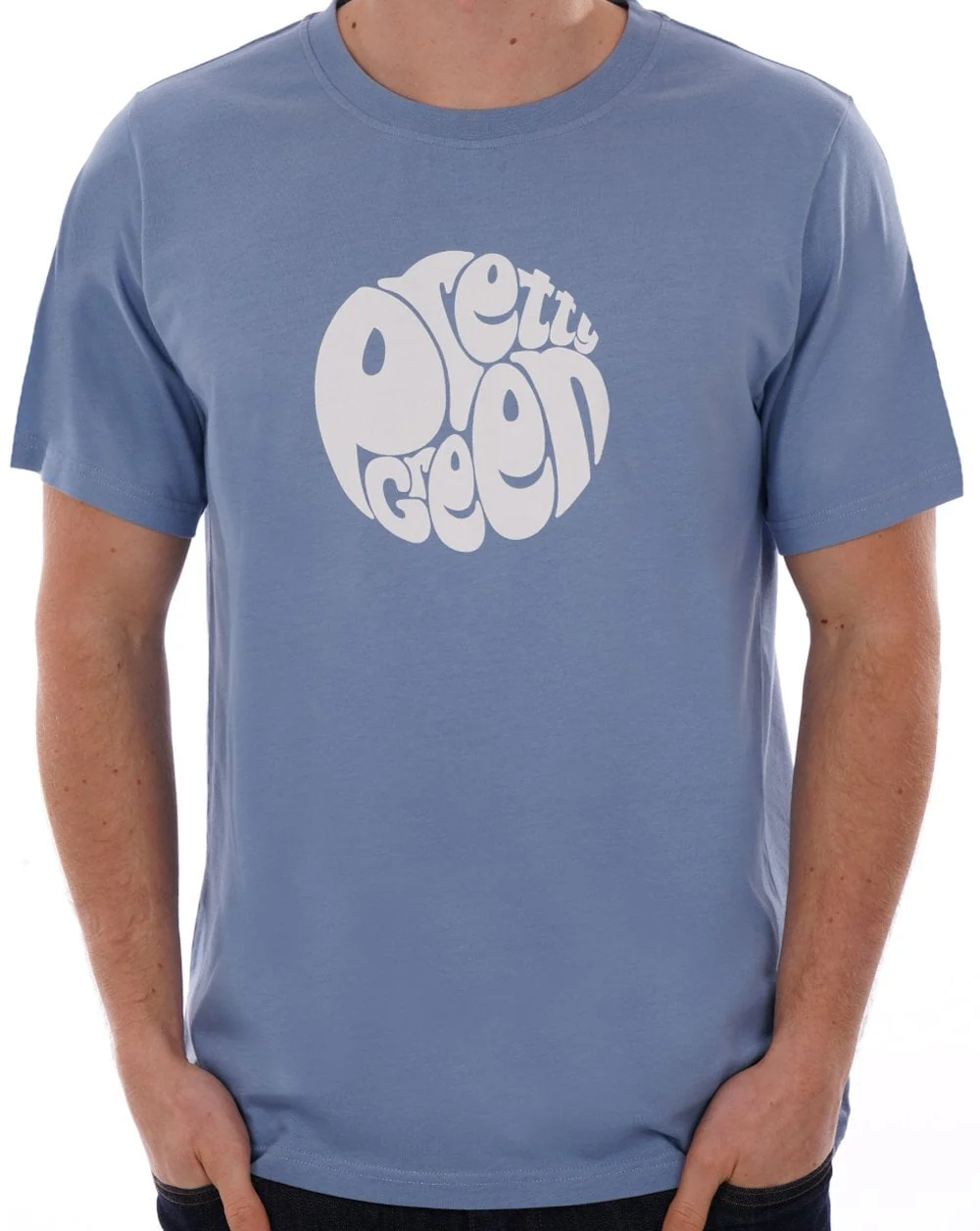 Pretty Green Gillespie Logo T-shirt Blue - Image 2