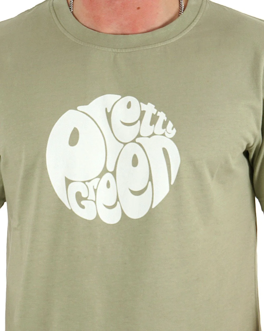 Pretty Green Gillespie T-shirt Sage - Image 2