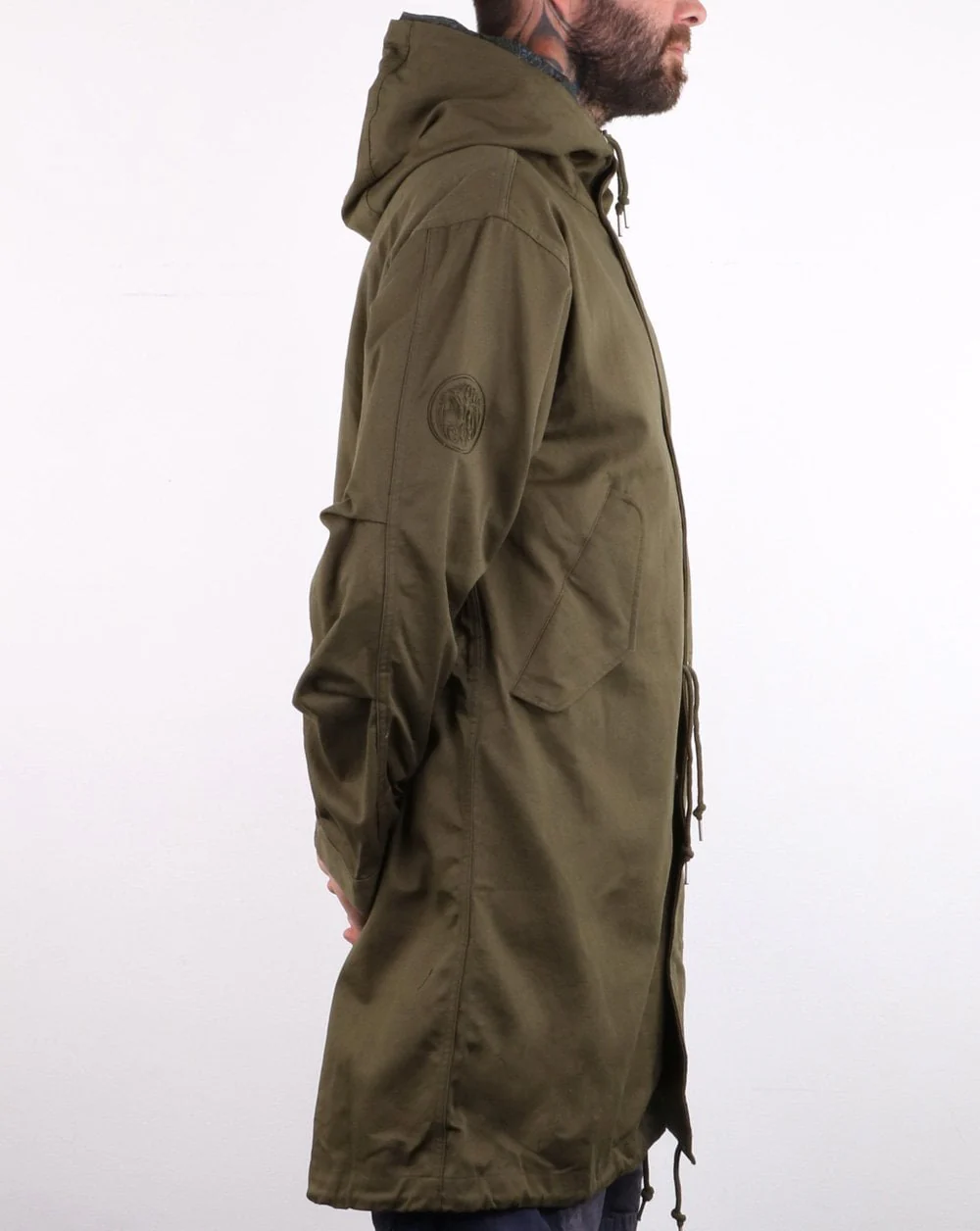 Pretty Green Lomas Parka Green - Image 3