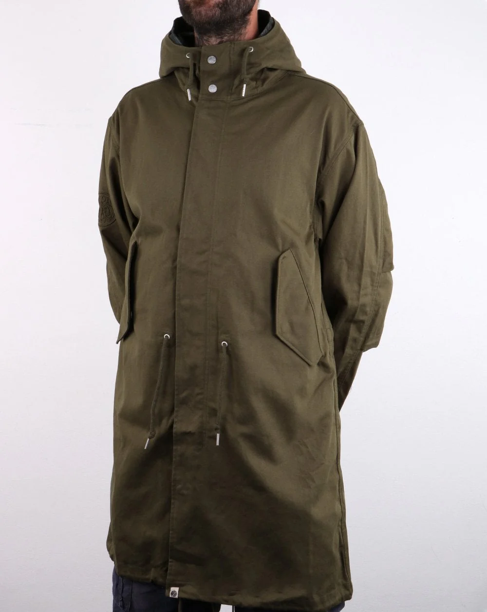 Pretty Green Lomas Parka Green - Image 4
