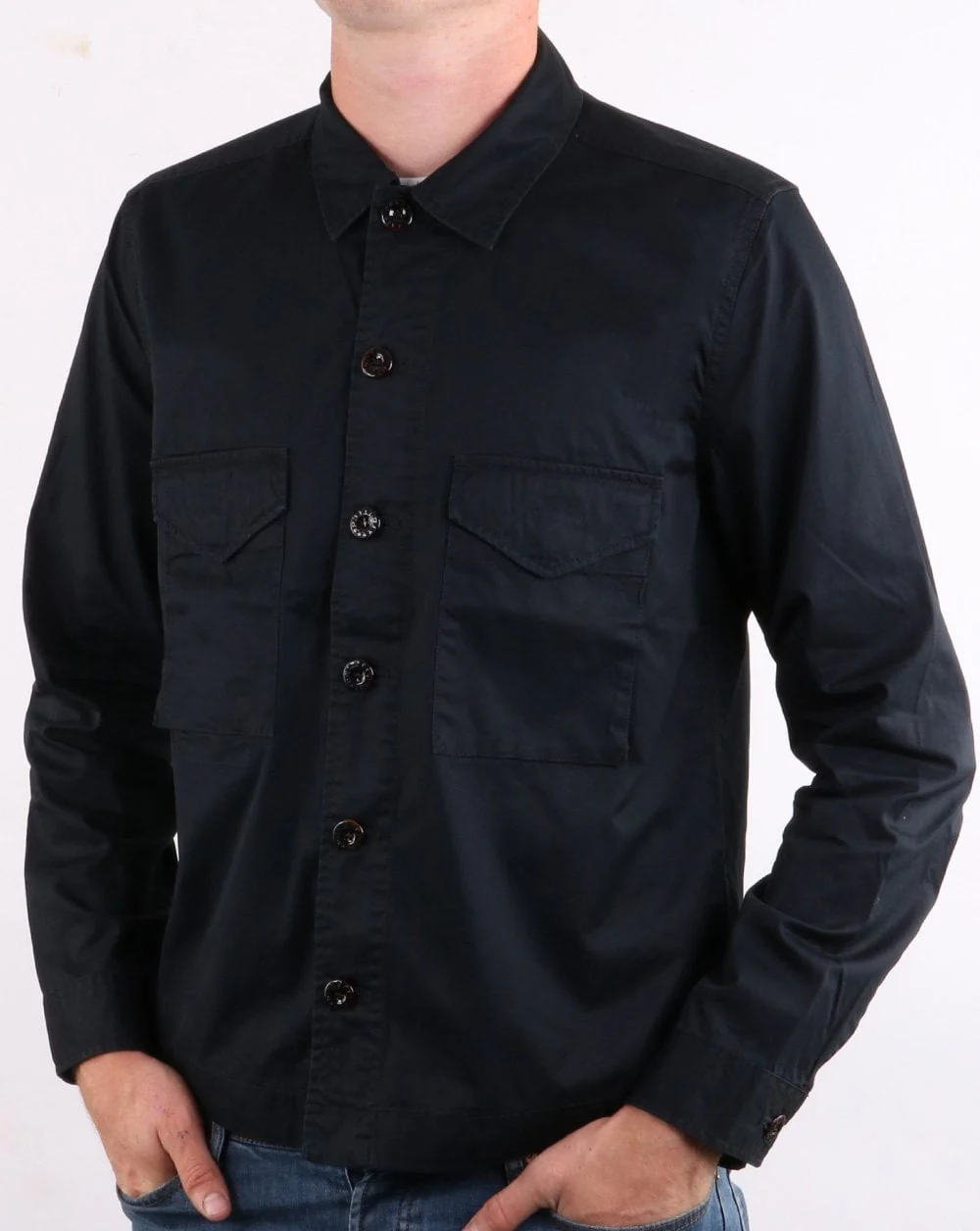 Pretty Green Overshirt Black