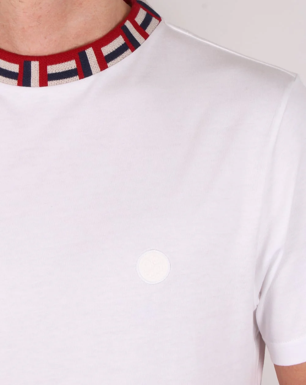 Pretty Green Plecteom T Shirt White - Image 2