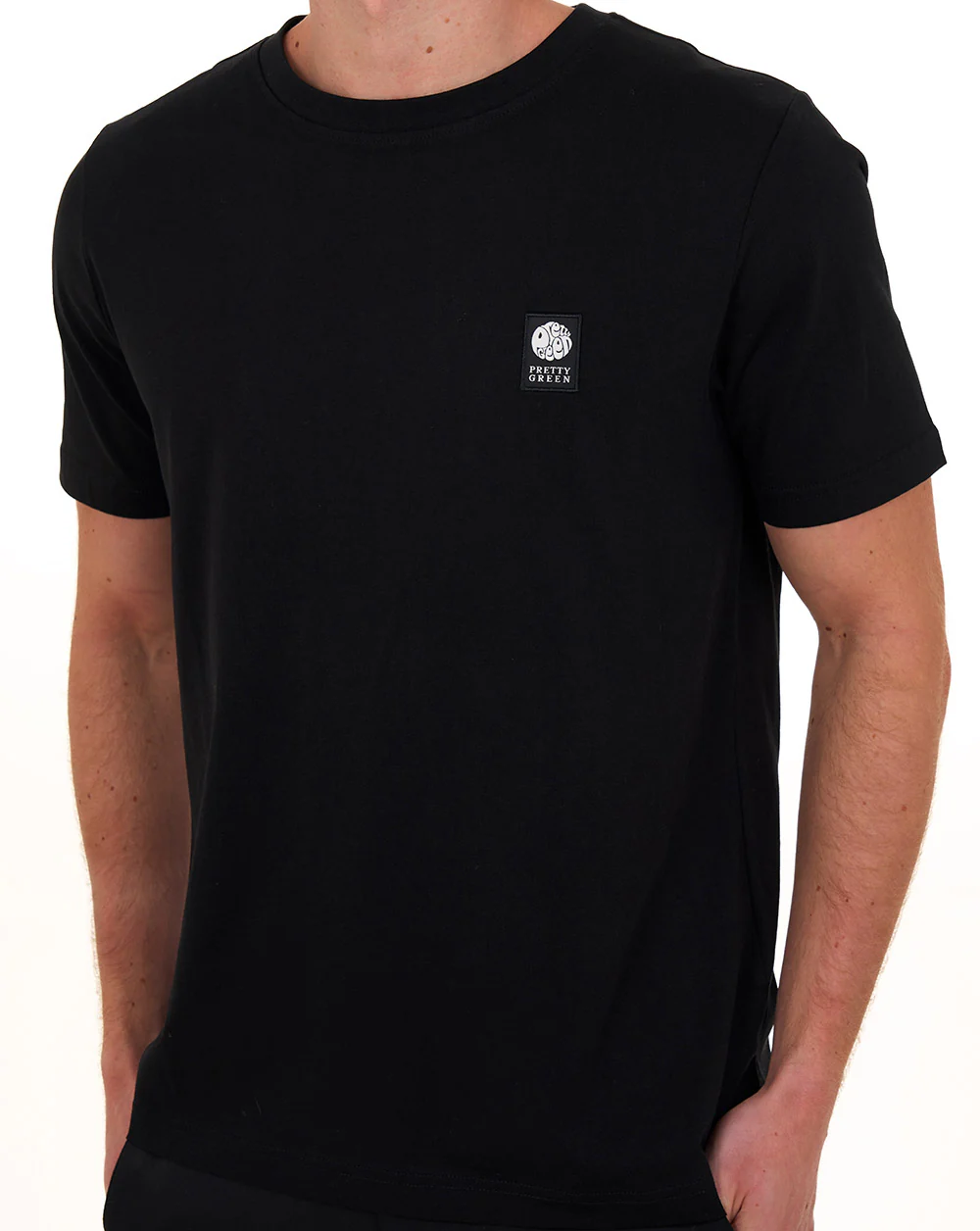 Pretty Green Sinclair T Shirt Black - Image 2